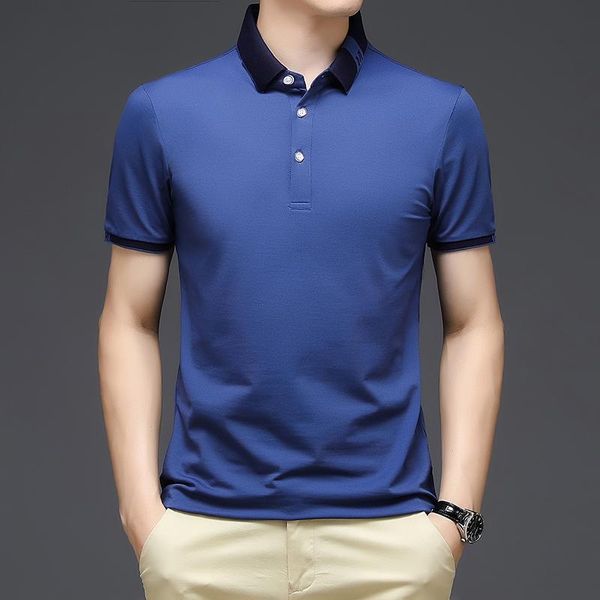 men's polos men shirts summer short sleeve solid color tee shirt homme breathable slim fit casual clothing t1048, White;black
men's polos men shirts summer short sleeve solid color tee shirt homme breathable slim fit casual clothing t1048, White;black