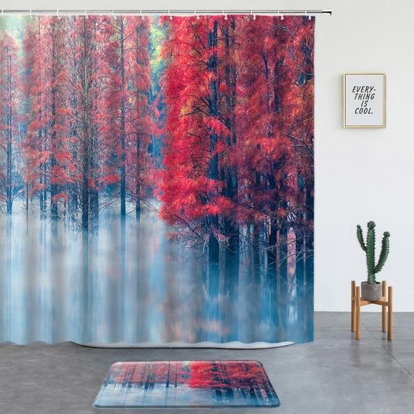 shower curtains forest landscape set autumn red trees bathroom screen bath mats entrance door mat rugs room decoration carpet
shower curtains forest landscape set autumn red trees bathroom screen bath mats entrance door mat rugs room decoration carpet