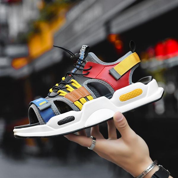 sandals times roman 2021 summer men fashion design breathable casual beach shoes outdoor sandal for, Black
sandals times roman 2021 summer men fashion design breathable casual beach shoes outdoor sandal for, Black