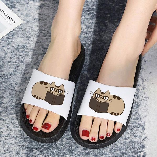 slippers women shoes cute funny cat cartoon printing lady sandals harajuku summer for woman zapatillas mujer, Black
slippers women shoes cute funny cat cartoon printing lady sandals harajuku summer for woman zapatillas mujer, Black