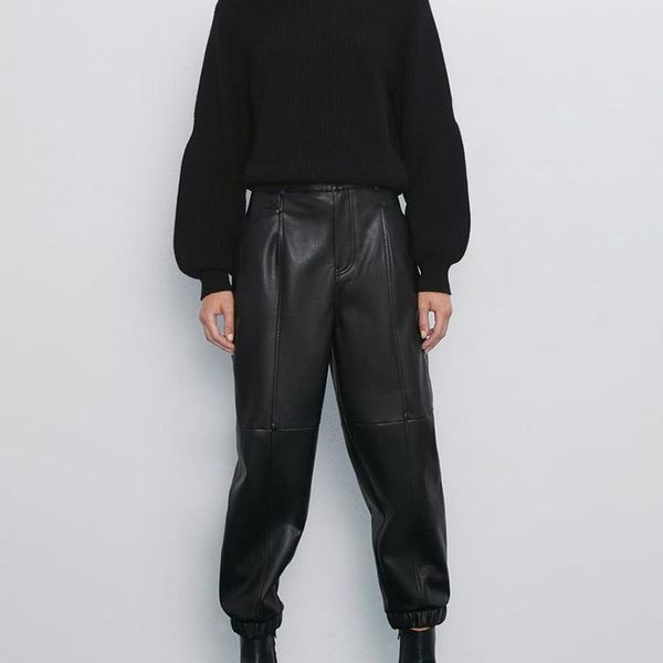 women's pants & capris brands pu leather harem fashion women black loose trousers autumn winter female casual high waist england wild, Black;white
women's pants & capris brands pu leather harem fashion women black loose trousers autumn winter female casual high waist england wild, Black;white