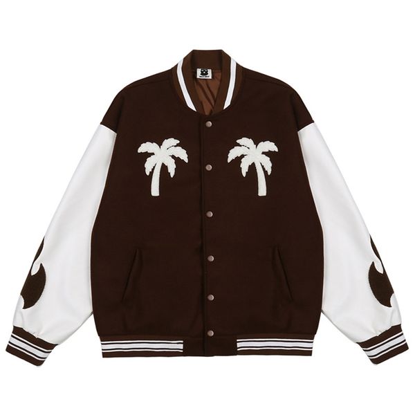 hip hop streetwear gothic baseball jacket men face mask tree embroidery patchwork punk coat harajuku oversized varsity jackets 211217, Black;brown
hip hop streetwear gothic baseball jacket men face mask tree embroidery patchwork punk coat harajuku oversized varsity jackets 211217, Black;brown