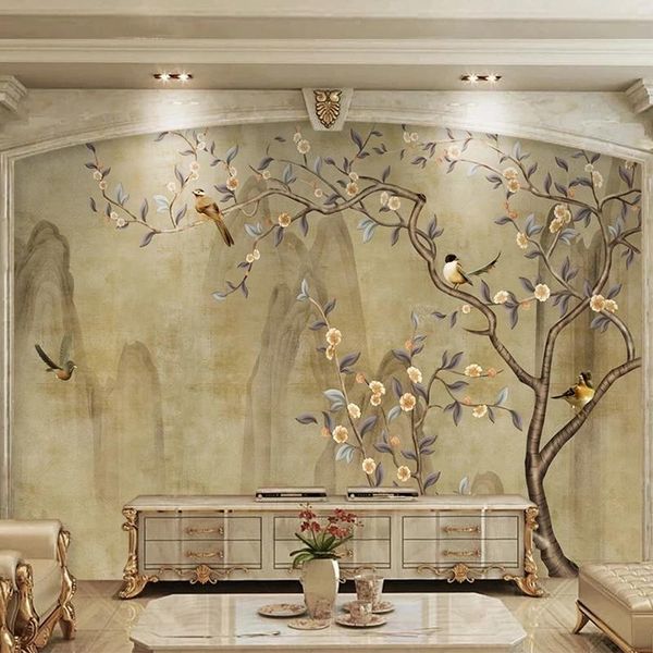 custom 3d mural chinese style retro hand painted flower birds background self adhesive wallpaper living room stud waterproof wallpapers
custom 3d mural chinese style retro hand painted flower birds background self adhesive wallpaper living room stud waterproof wallpapers
