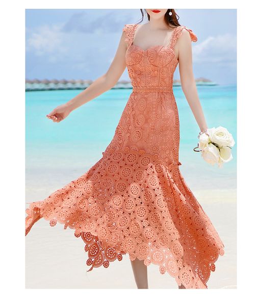 casual dresses runway summer women orange irregular lace halter strapless bodycon long hollow out crochet beach fmh9, Black;gray
casual dresses runway summer women orange irregular lace halter strapless bodycon long hollow out crochet beach fmh9, Black;gray