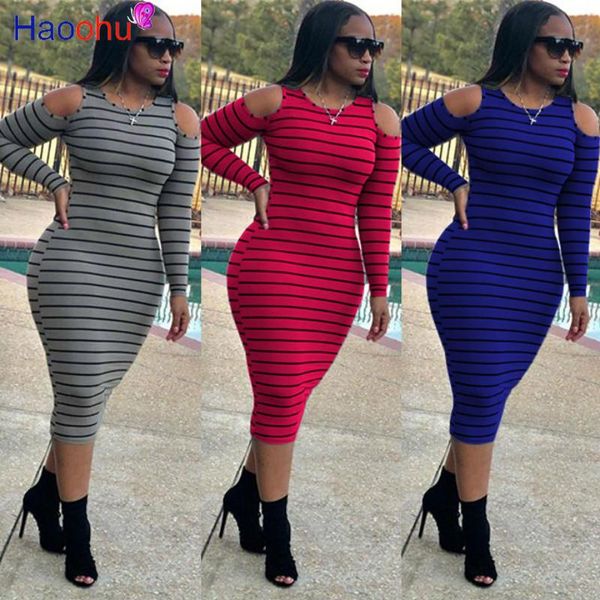 casual striped bodycon midi dress fall clothes for women vestidos streetwear fashion elegant off shoulder ladies dresses, Black;gray
casual striped bodycon midi dress fall clothes for women vestidos streetwear fashion elegant off shoulder ladies dresses, Black;gray
