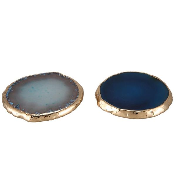 mats & pads promotion 2pcs agate slice blue teacup tray decorative design stone gold edges home decor gemstone coaste
mats & pads promotion 2pcs agate slice blue teacup tray decorative design stone gold edges home decor gemstone coaste