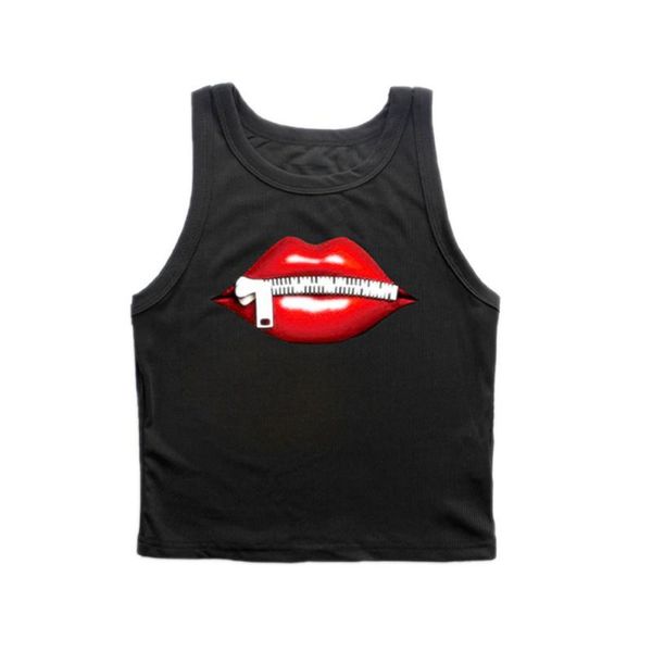 women's t-shirt summer european and american fashion home round neck printing suspender slim camisole, White
women's t-shirt summer european and american fashion home round neck printing suspender slim camisole, White
