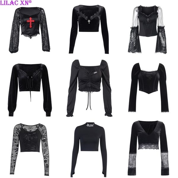 goth black bodycon crop women's t-shirts aesthetic v-neck long sleeve corset y2k harajuku vintage korean fashion 220315, White
goth black bodycon crop women's t-shirts aesthetic v-neck long sleeve corset y2k harajuku vintage korean fashion 220315, White