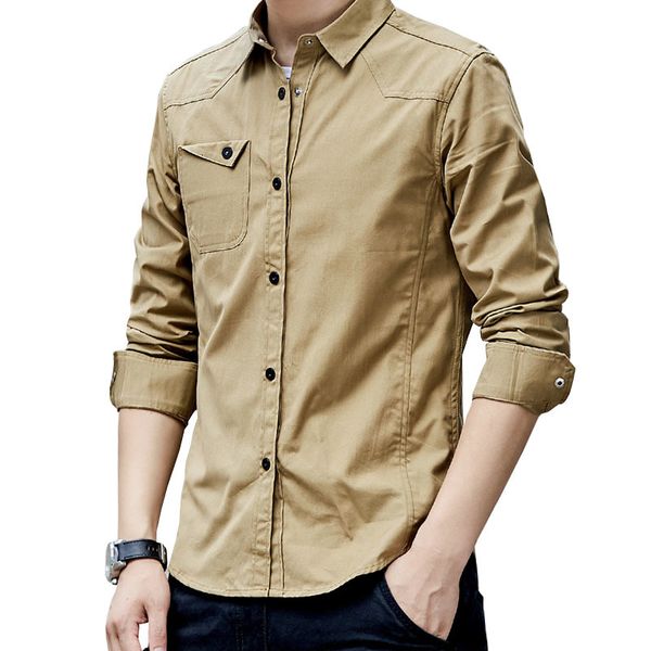 shirt transport autumn drop long cotton sleeves men slim fit military s-4xl axp217, White;black
shirt transport autumn drop long cotton sleeves men slim fit military s-4xl axp217, White;black
