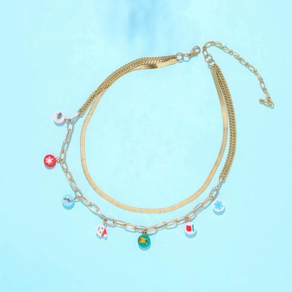 chains lost lady christmas multi-layered ladies necklace same paragraph women's birthday present jewelry wholesale drop gif, Silver
chains lost lady christmas multi-layered ladies necklace same paragraph women's birthday present jewelry wholesale drop gif, Silver