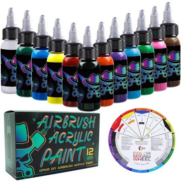 nail art kits ophir 12 color airbrush acrylic ink for model shoes leather painting pigment diy paint ta005(1-12)
nail art kits ophir 12 color airbrush acrylic ink for model shoes leather painting pigment diy paint ta005(1-12)