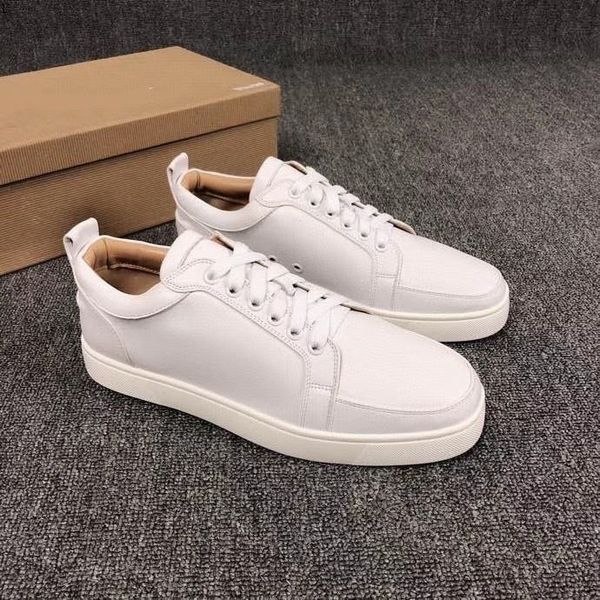 2021 fashion red bottom shoes studded spikes mens womens solid color real leather elk skin trainers outdoor party summer spring casual sneak, Red;white
2021 fashion red bottom shoes studded spikes mens womens solid color real leather elk skin trainers outdoor party summer spring casual sneak, Red;white