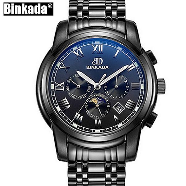 moon phase binkada sport watches mens automatic mechanical watch casual business wristwatch relojes hombre wristwatches, Slivery;brown
moon phase binkada sport watches mens automatic mechanical watch casual business wristwatch relojes hombre wristwatches, Slivery;brown