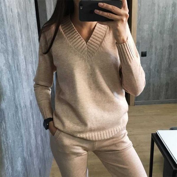 women sweater suit and setscasual knitted sweaters pants 2pcs track suits woman casual knitted trousers+jumper clothing set 211109, White
women sweater suit and setscasual knitted sweaters pants 2pcs track suits woman casual knitted trousers+jumper clothing set 211109, White