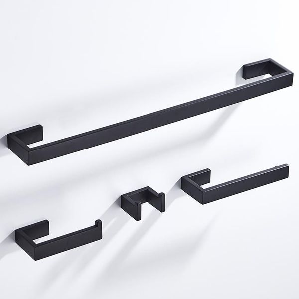 towel racks black stainless steel bathroom hardware 4pcs/set matte paper holder sundries bar accessories 890
towel racks black stainless steel bathroom hardware 4pcs/set matte paper holder sundries bar accessories 890