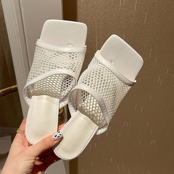 women heels shoes sandals summer for pumps female square toe high mesh hollow design 2021 spring dress, Black
women heels shoes sandals summer for pumps female square toe high mesh hollow design 2021 spring dress, Black