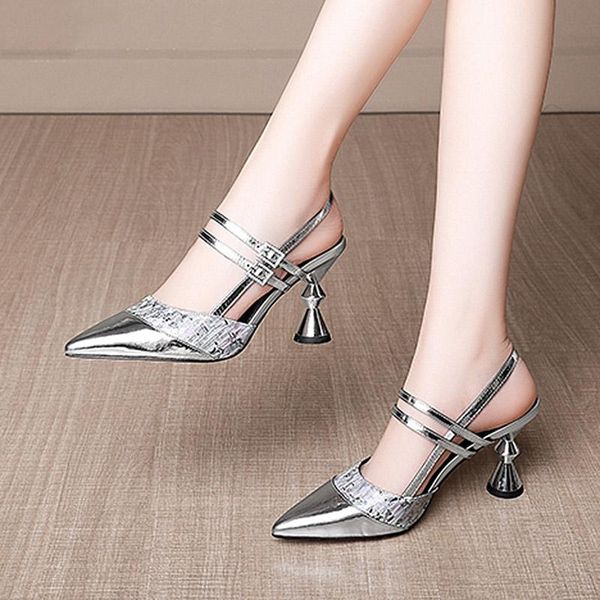 sandals women 2021 summer shoes woman silver bling wedding pointed toe pumps double buckle dress sandalias, Black
sandals women 2021 summer shoes woman silver bling wedding pointed toe pumps double buckle dress sandalias, Black