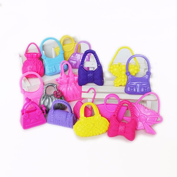 10 pcs mix styles doll bags toy colorized fashion morden bags for doll birthday xmas gift randomly colors
10 pcs mix styles doll bags toy colorized fashion morden bags for doll birthday xmas gift randomly colors