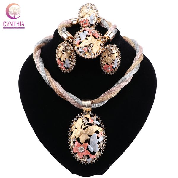 jewelry sets cynthia bridal dubai gold women fashion pendant necklace earrings ring bracelet african wedding, Black
jewelry sets cynthia bridal dubai gold women fashion pendant necklace earrings ring bracelet african wedding, Black