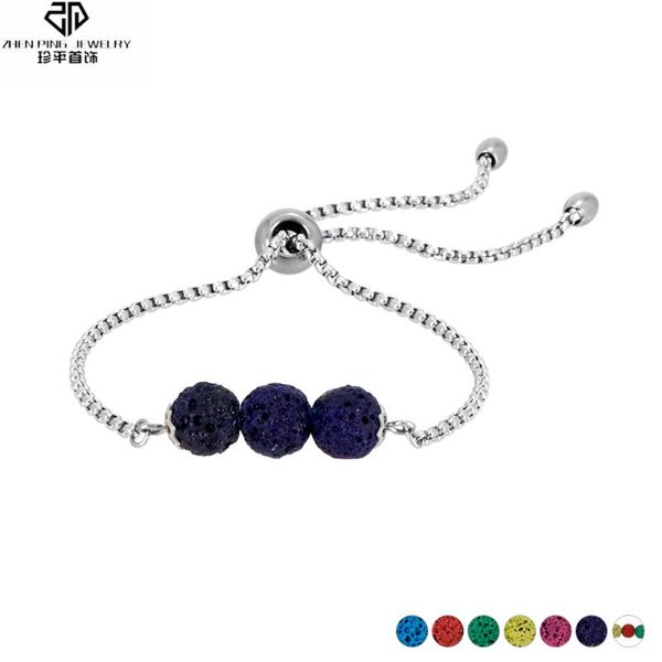 charm bracelets natural lava stone bracelet essential oil diffuser volcanic rock adjustable stainless steel box chain women, Golden;silver
charm bracelets natural lava stone bracelet essential oil diffuser volcanic rock adjustable stainless steel box chain women, Golden;silver
