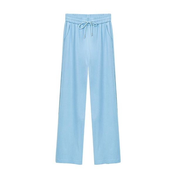 women's jeans women high waist loose straight pants spring summer wide-leg cropped ice silk washed in regular fit ankle-length, Blue
women's jeans women high waist loose straight pants spring summer wide-leg cropped ice silk washed in regular fit ankle-length, Blue