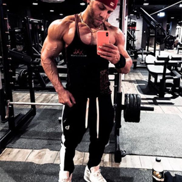 men's pants 2021 autumn and winter sports muscle building running training fitness breathable slim casual trousers, Black
men's pants 2021 autumn and winter sports muscle building running training fitness breathable slim casual trousers, Black