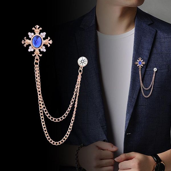pins, brooches korean fsahion rhinestone cross brooch crystal tassel chain lapel pins men's shirt collar badge for women jewelry access, Gray
pins, brooches korean fsahion rhinestone cross brooch crystal tassel chain lapel pins men's shirt collar badge for women jewelry access, Gray