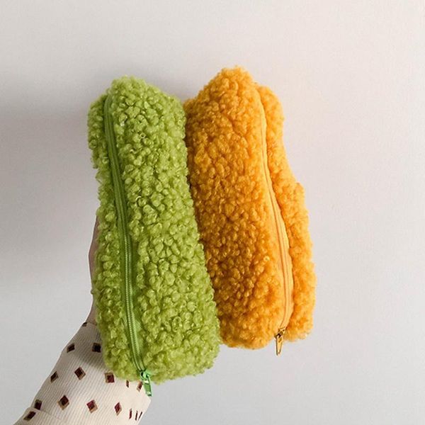 wool pink plush pencil case for girls student stationery pen marker bag storage pouch school supplies bags
wool pink plush pencil case for girls student stationery pen marker bag storage pouch school supplies bags