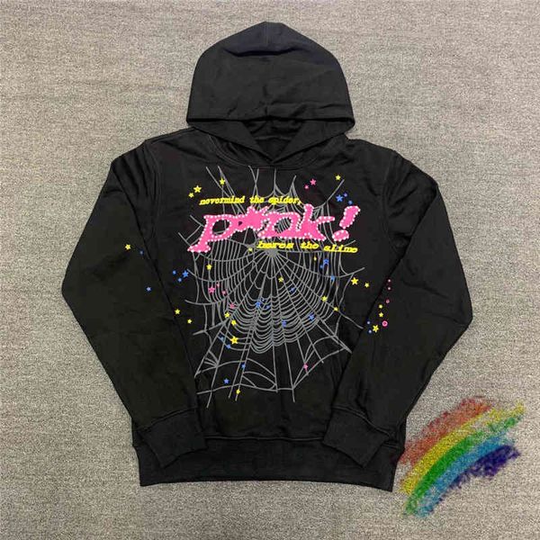 puff print sp5der young thug 55555 angel hoodie men women 1:1 heavy fabric spider web sweatshirts pullover, Black
puff print sp5der young thug 55555 angel hoodie men women 1:1 heavy fabric spider web sweatshirts pullover, Black
