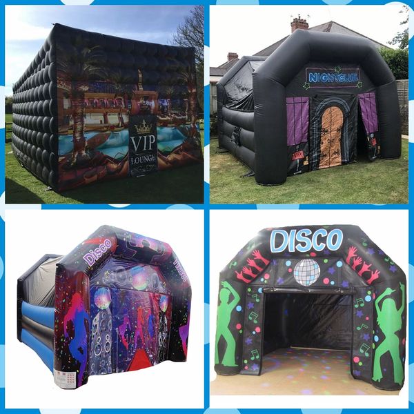 customized oxford inflatable nightclub tent night club pub house bar booth adults vip lounge disco printing square cube room for party event
customized oxford inflatable nightclub tent night club pub house bar booth adults vip lounge disco printing square cube room for party event