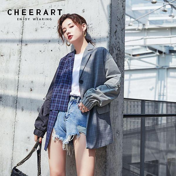 parchwork plaid blazer women asymmetrical coat designer jacket fashion blazers long sleeve streetwear 2021 women's suits &, White;black
parchwork plaid blazer women asymmetrical coat designer jacket fashion blazers long sleeve streetwear 2021 women's suits &, White;black
