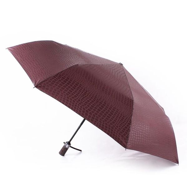 gentlemen three folding umbrella compact fully automatic large size imitation leather winfproof strong umbrellas
gentlemen three folding umbrella compact fully automatic large size imitation leather winfproof strong umbrellas