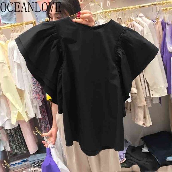 sweet butterfly sleeve wmen t shirt solid o neck spring summer pullovers all match fashion ins t-shirt girl 14233 210415, White
sweet butterfly sleeve wmen t shirt solid o neck spring summer pullovers all match fashion ins t-shirt girl 14233 210415, White