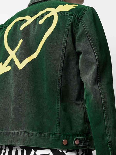 Men's Jackets Designer jean jackets coat ma1 men palm green winter long sleeve heart jacket mens plam hip hop denim cowboy Casual Coats, Black;brown
Men's Jackets Designer jean jackets coat ma1 men palm green winter long sleeve heart jacket mens plam hip hop denim cowboy Casual Coats, Black;brown