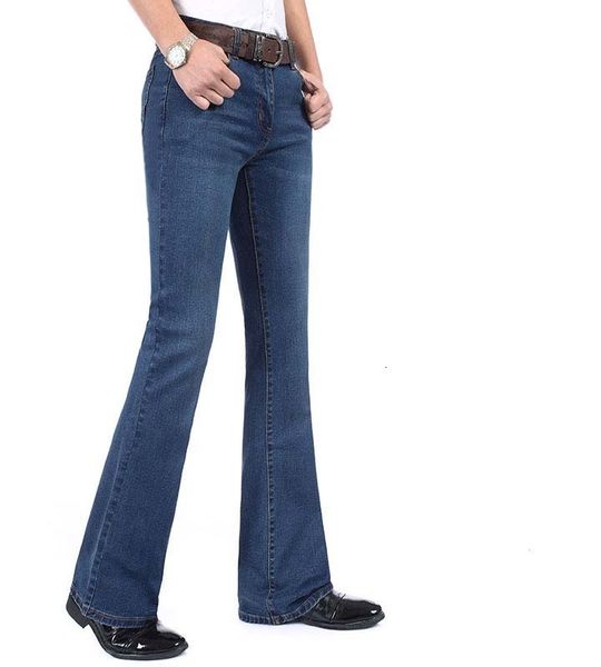 Summer Thin Mens Flared Leg High Waist Long Flare For Bootcut Blue Hommes bell bottom Jeans Men Y200116
Summer Thin Mens Flared Leg High Waist Long Flare For Bootcut Blue Hommes bell bottom Jeans Men Y200116