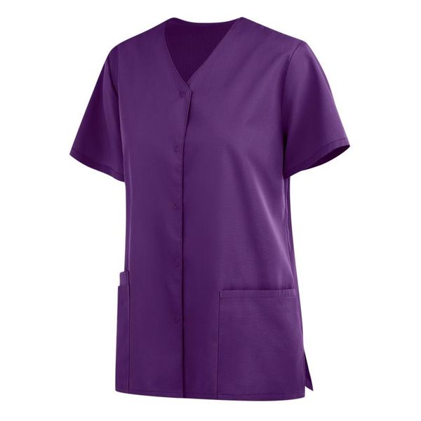 women's blouses & shirts 2021 elegant button summer casual blouse short sleeve blsuas female solid tunic chemise plus size, White
women's blouses & shirts 2021 elegant button summer casual blouse short sleeve blsuas female solid tunic chemise plus size, White