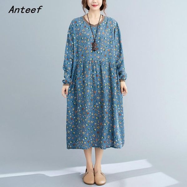 long sleeve plus size cotton linen vintage floral for women casual loose spring autumn dress elegant clothes 2021 ladies dresses, Black;gray
long sleeve plus size cotton linen vintage floral for women casual loose spring autumn dress elegant clothes 2021 ladies dresses, Black;gray