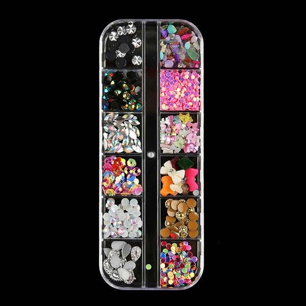 box nail art rhinestone glitter 3d nails tips jewelry gems fingernail studs crystal beads decor cin6 899 decorations, Silver;gold
box nail art rhinestone glitter 3d nails tips jewelry gems fingernail studs crystal beads decor cin6 899 decorations, Silver;gold