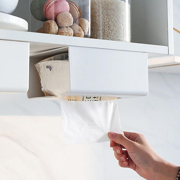 toilet paper holders 1pcs kitchen seamless stickers box wall wall-mounted towel rack simple plastic multi-function tissue
toilet paper holders 1pcs kitchen seamless stickers box wall wall-mounted towel rack simple plastic multi-function tissue