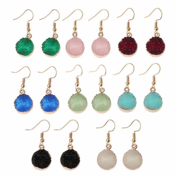 dangle & chandelier druzy stone hook drop earring round circle natural quartz geode crystal jewelry, Silver
dangle & chandelier druzy stone hook drop earring round circle natural quartz geode crystal jewelry, Silver