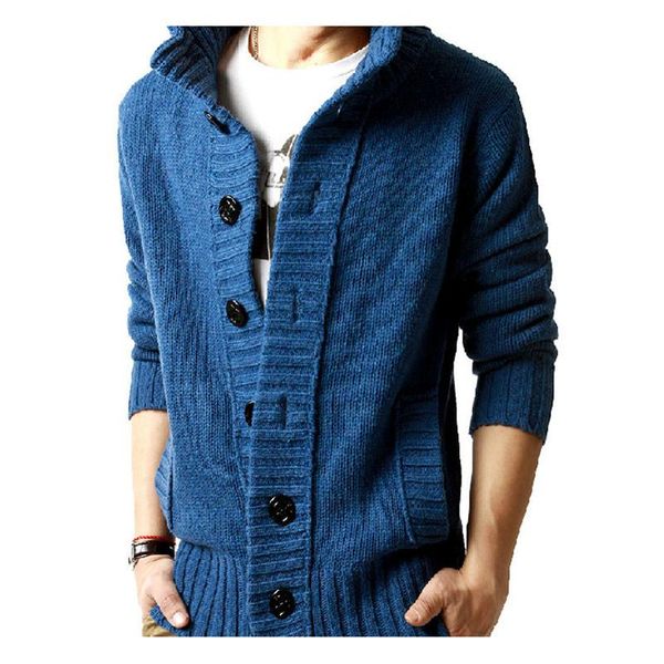 men's sweaters cardigan sweater men loose black 2021 winter korean-style big button thick coat fashion casual stand-collar, White;black
men's sweaters cardigan sweater men loose black 2021 winter korean-style big button thick coat fashion casual stand-collar, White;black