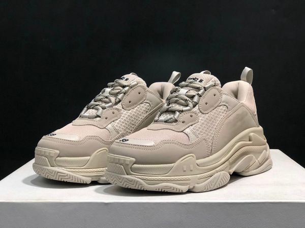 2021 triple s men womens platform shoes white cream mens fashion sneakers casual shoe khaki grey jogging walking size 36-45, Black
2021 triple s men womens platform shoes white cream mens fashion sneakers casual shoe khaki grey jogging walking size 36-45, Black