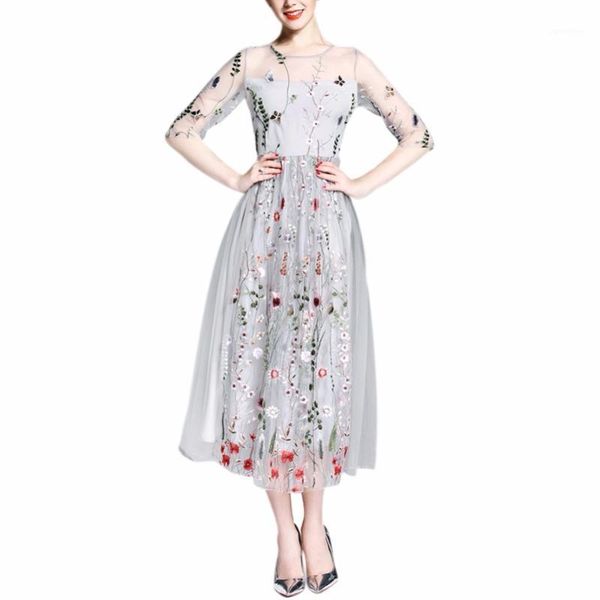 casual dresses cute gorgeous half sleeves sheer mesh elegangt embroidery long bohemian vestidos de festa, Black;gray
casual dresses cute gorgeous half sleeves sheer mesh elegangt embroidery long bohemian vestidos de festa, Black;gray
