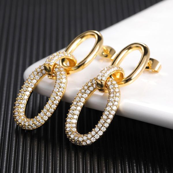 hoop & huggie elliptical zircon earrings geometric arab stainless steel fastness cuba hip hop punk for women exaggerated metal jewelry, Golden;silver
hoop & huggie elliptical zircon earrings geometric arab stainless steel fastness cuba hip hop punk for women exaggerated metal jewelry, Golden;silver