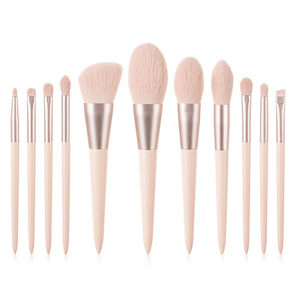 11pcs pink makeup brush foundation blending concealer eye face lip brushes for powder liquid cream complete blush tools
11pcs pink makeup brush foundation blending concealer eye face lip brushes for powder liquid cream complete blush tools