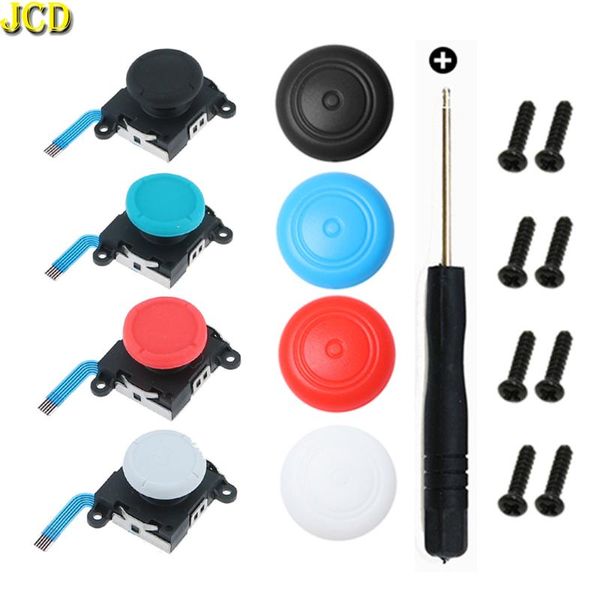 game controllers & joysticks jcd 3d analog joystick for joycon controller thumb sticks sensor module replacement switch con