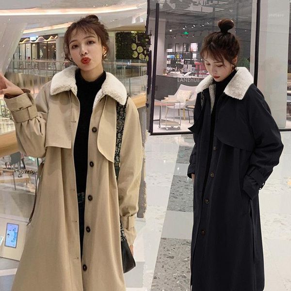 women's wool & blends jacket women coat winter liner trench parka cotton-padded over the knee flab hiding overcoat veste manteau femme, Black
women's wool & blends jacket women coat winter liner trench parka cotton-padded over the knee flab hiding overcoat veste manteau femme, Black