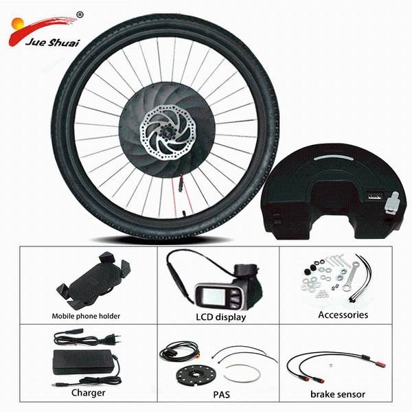 electric bicycle imortor 2 conversion kit 36v mtb road bike front motor wheel all in one e, Silver;blue
electric bicycle imortor 2 conversion kit 36v mtb road bike front motor wheel all in one e, Silver;blue