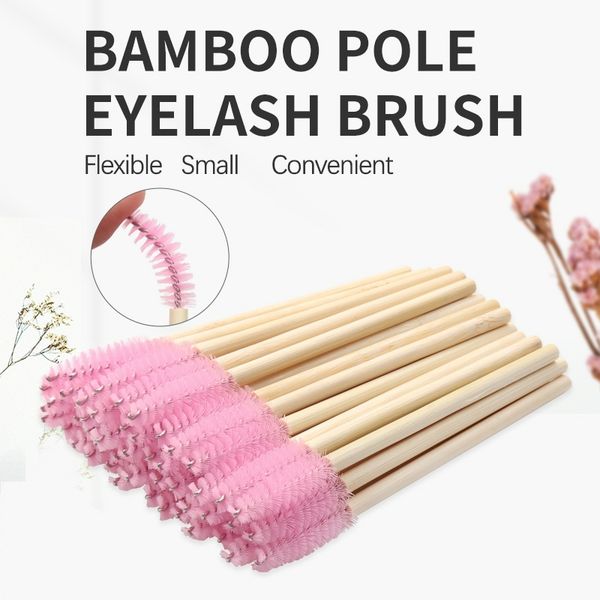 100 pcs disposable eyebrow brush bamboo handle eyelash brush makeup brush eyelash extension mascara applicator makeup tools 210331
100 pcs disposable eyebrow brush bamboo handle eyelash brush makeup brush eyelash extension mascara applicator makeup tools 210331