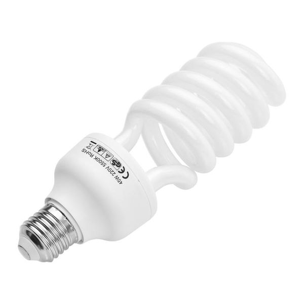 flash heads spiral fluorescent light bulb 45w 5500k daylight e27 socket energy saving for studio pography video lighting 110v/120v
flash heads spiral fluorescent light bulb 45w 5500k daylight e27 socket energy saving for studio pography video lighting 110v/120v